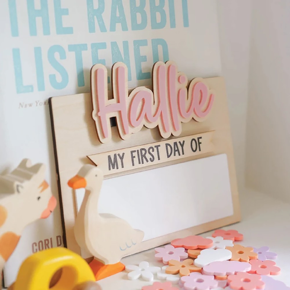 Baby Products Decoration - 1Pc Aangepaste eerste en laatste schooldag