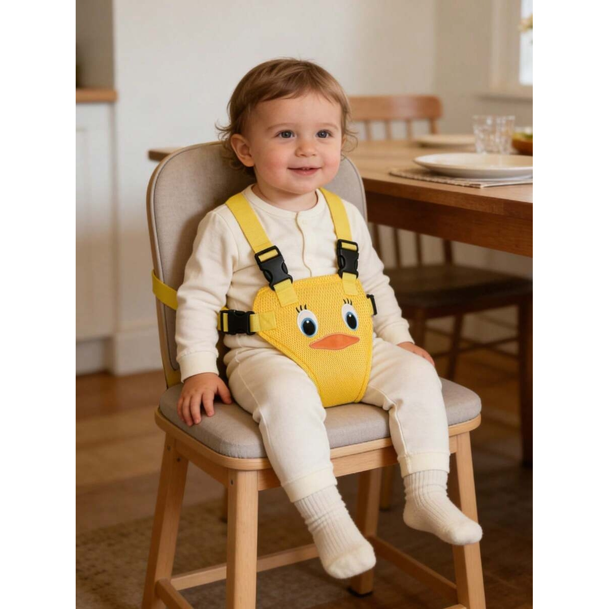 Baby High Chair Booster - 1 stuk verstelbare baby-eetstoel veiligheidsgordel, draagbare