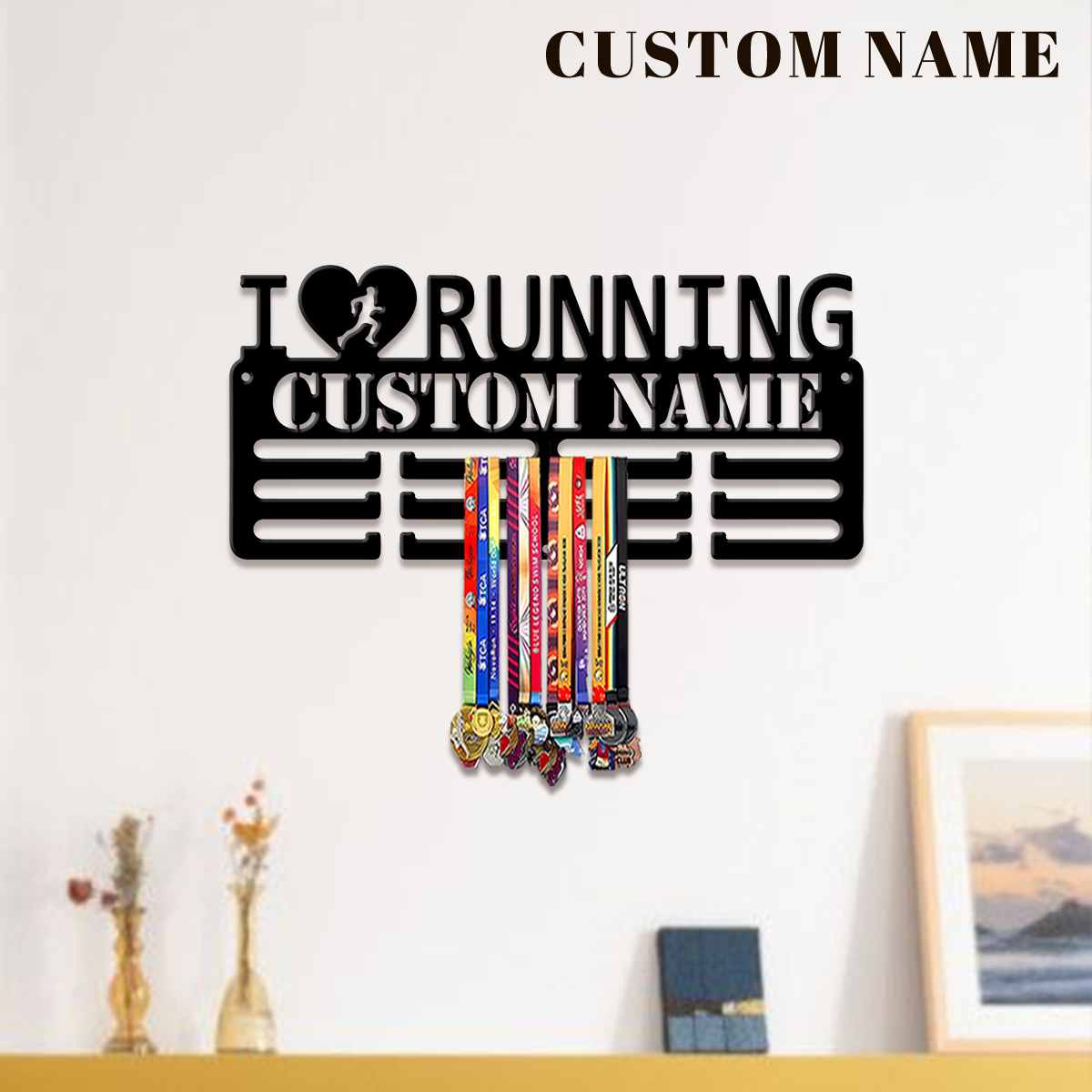 Baby Products Decoration - Op maat gemaakte 'I Love Running'
