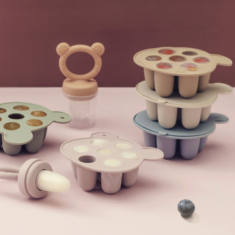 Kleur Kids 2PC Siliconen Baby  - Baby Products Cream recensie en prijs