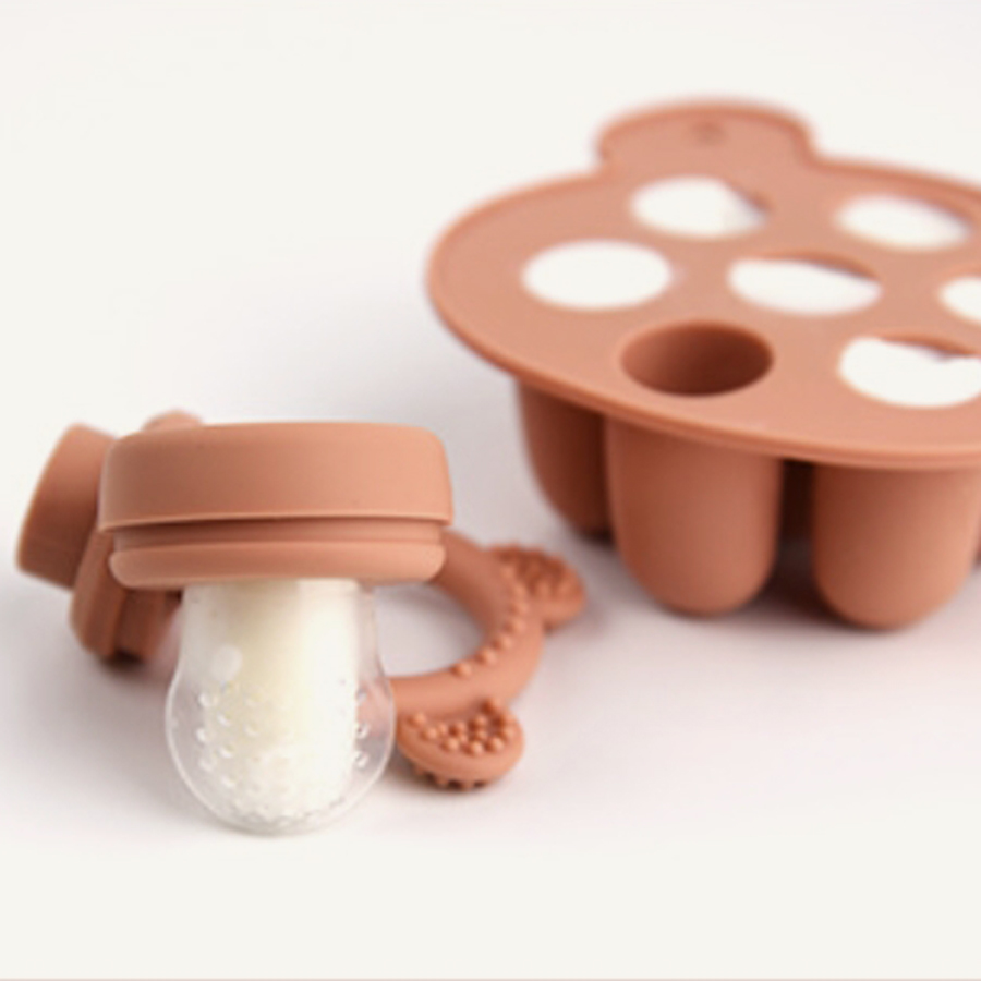 Kleur Kids 2PC Siliconen Baby  - Baby Products Cream recensie en prijs