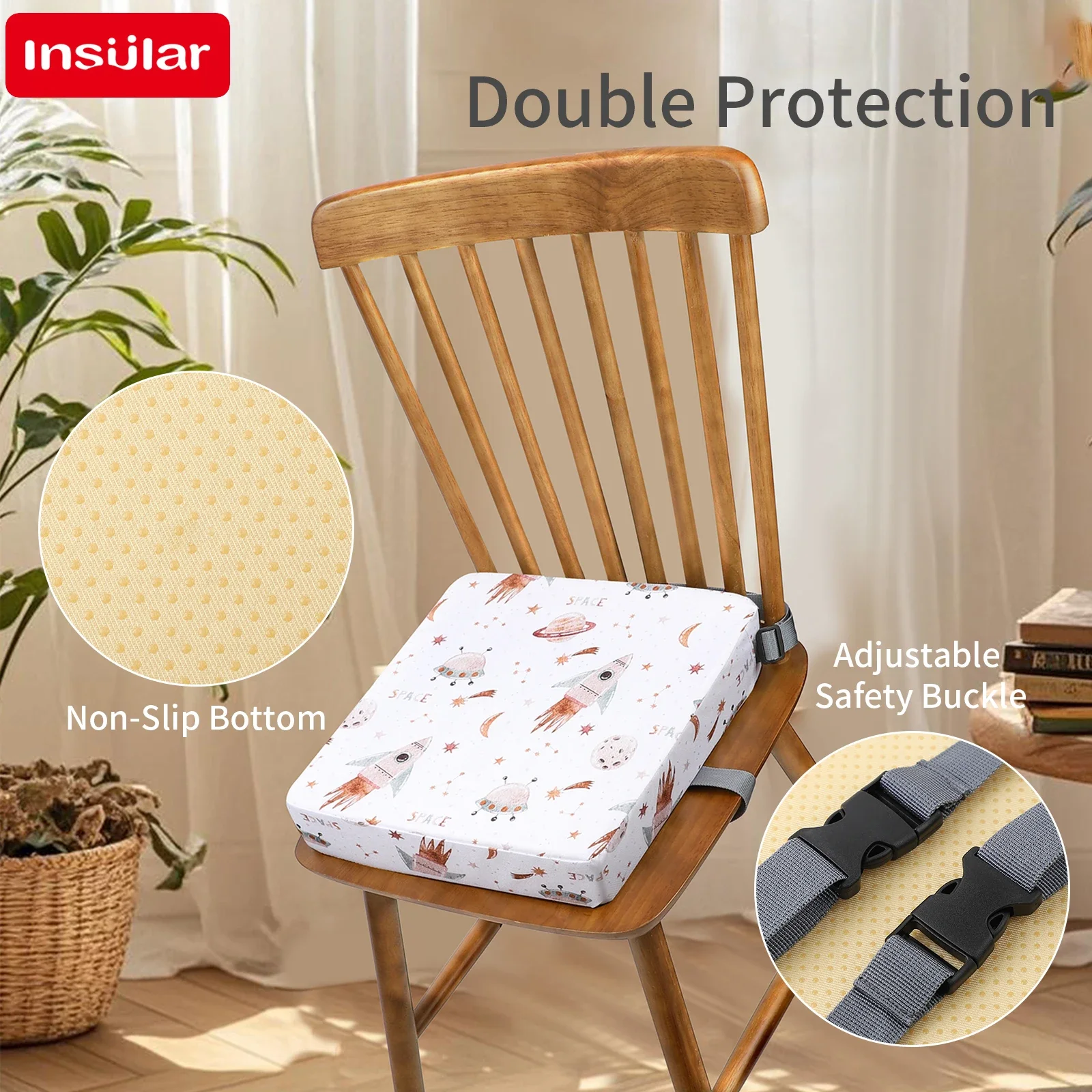 INSULAR Sterpatroon Waterdicht - Baby High Chair Booster recensie en prijs