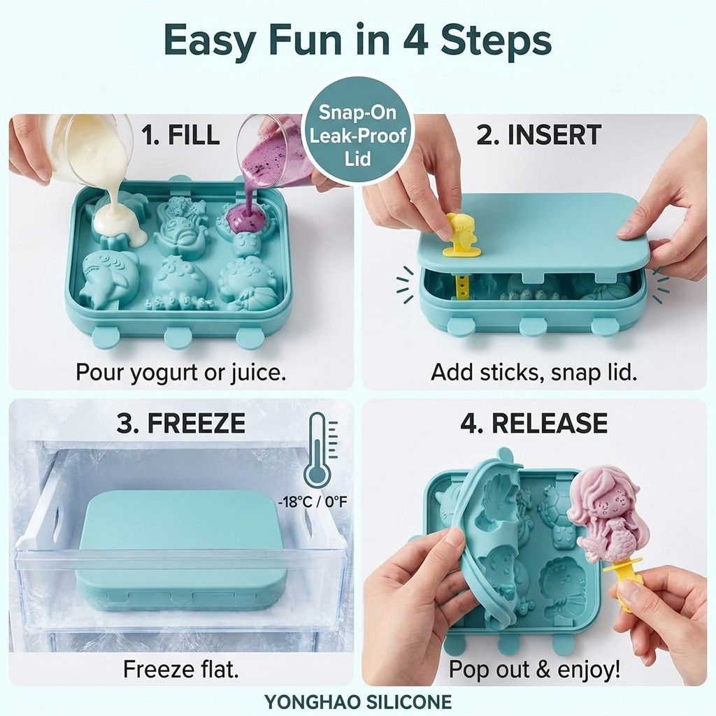 6-delige zeemeermin siliconen  - Baby Products Cream recensie en prijs