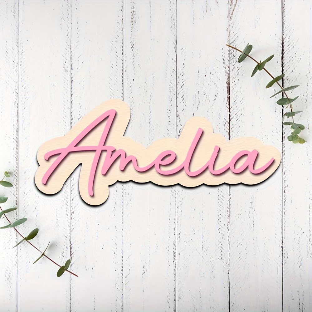 Aanpasbare houten naamplaat me - Baby Products Decoration recensie en prijs