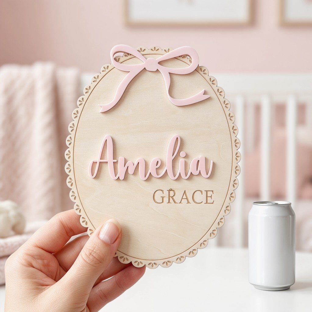 1Pc Custom Bow Lace Edge Baby  - Baby Products Decoration recensie en prijs