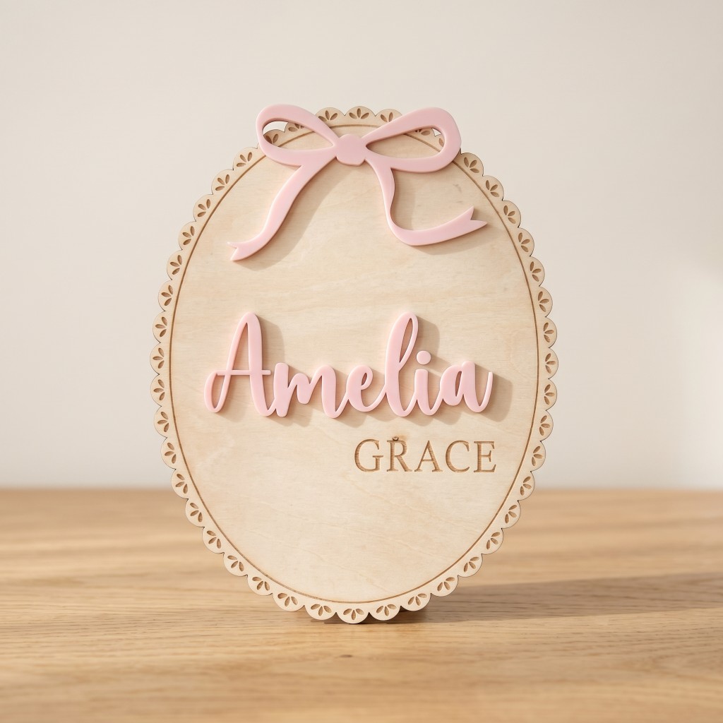 1Pc Custom Bow Lace Edge Baby  - Baby Products Decoration recensie en prijs
