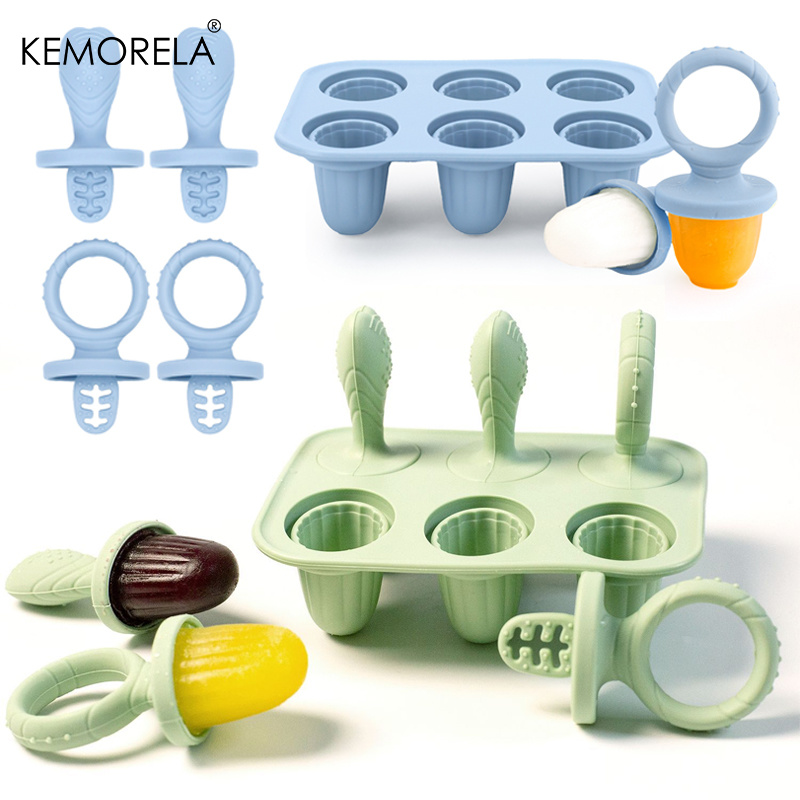 6-delige ijslollyvorm voor bab - Baby Products Cream recensie en prijs