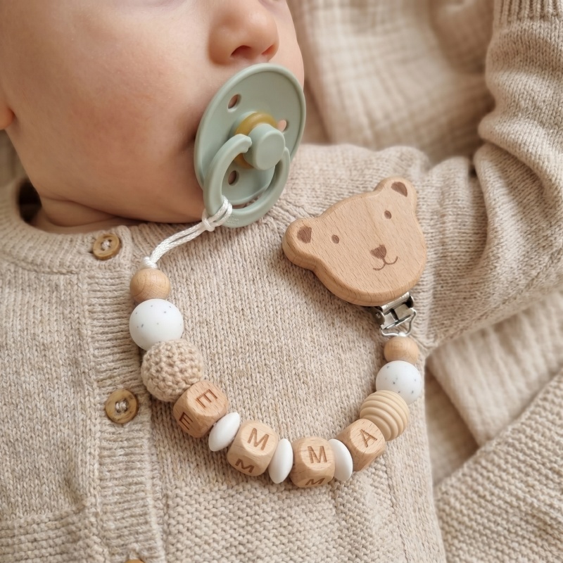 Gepersonaliseerde fopspeenclip - Baby Teethers recensie en prijs
